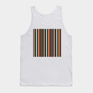 Vertical stripes in retro colors Tank Top